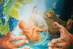 psalm 139 60x60 acryl niet te koop