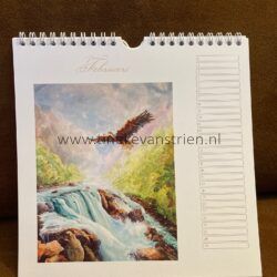 Nieuwe symbolische verjaardags-kalender 20x20